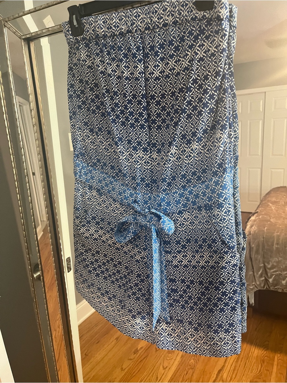 Blue Printed Women’s Romper